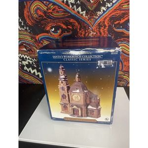 Santa's Workbench St. Mary's Cathedral Classic Series Christmas Village In Box